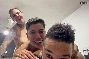 that hot sex feeling the pounding until the end in ass and pussy on the hair until we cum together