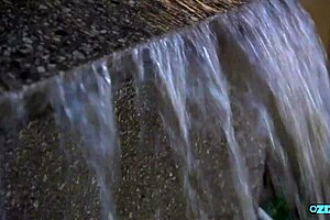 Hottie takes off her corset and has hardcore sex on the couch