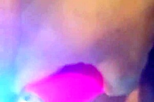 Banging Ex Visitor in Dorm Room with Monster Cock Toys