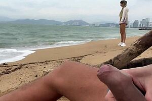 Public Dick Flashing - I See You Jerking Off To Me And Want To Help You Cum