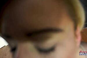 Blonde Cute Hottie Keyton Sucks A Cock And And Gets Her Wet Pussy Fucked