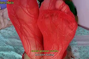 Punheta Guiada - Morena Gostosa Mandando no Seu Pau - Vai Gozar na Ordem Dela