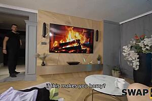 Charlie Dean satisfies two Latinas with his big cock in Swap4k.