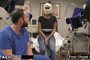 FRESHMAN GETS MANDATORY HITACHI ORGASM FROM DOCTOR-TAMPA - TAYLOR ORTEGA