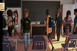 A Wife And Stepmother Play Game