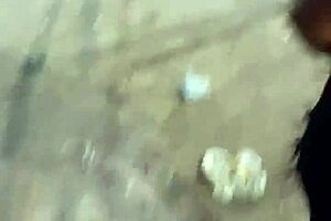 after the party young girl caught on the street he couldn't wait 5 minutes when she opened her legs