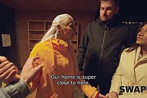 Charlie Dean satisfies two Latinas with his big cock in Swap4k.