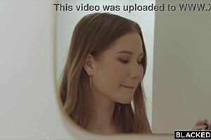 Blacked Curvy Natural Babe Amalia Davis Sneaks Away to Fuck Her BBC Crush