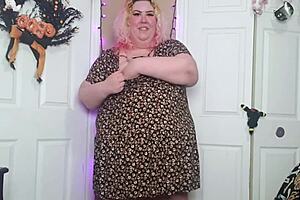 Desperate BBW Orgasms In Sun Dress!