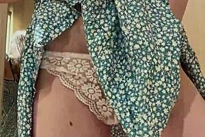 I Got Caught Trying On a Cute Dress Before Buying It