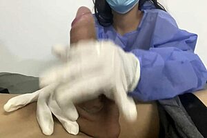 Nurse Can't Resist Hard Patient