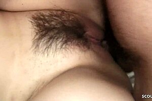 Cheeky virgin guy tricked teen 18+ maid to creampie fuck at uncensored jav porn 😏