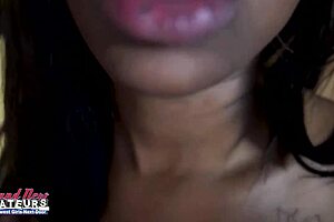 Skinny Exotic Tattooed Evelyn Gets Her Pussy Fucked Deep And Swallows Cum.