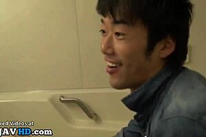 why does this japanese babe squirt while getting fucked hard