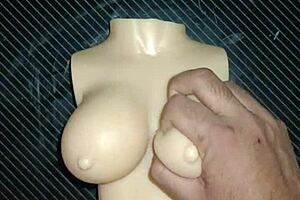 i stroke dolly's small tits