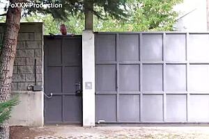 monika foxs crazy sloppy blowjob on street with passerby