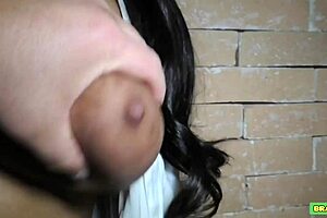 Latina cutie with big natural tits loves giving pussy to her old teacher