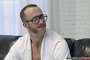 harrys world - dillion at my studio getting a cumshot facial