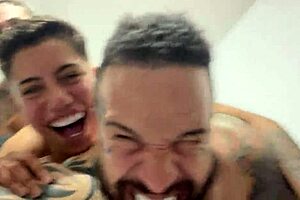 that hot sex feeling the pounding until the end in ass and pussy on the hair until we cum together