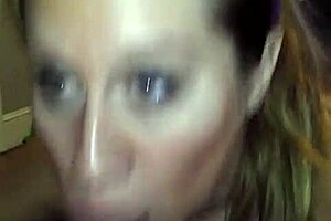 savage sarah milf subtly sucks cock and swallows cum