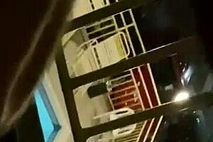 Intense Monster Cock Balcony Fuck Ends in Mouthful Cumshot