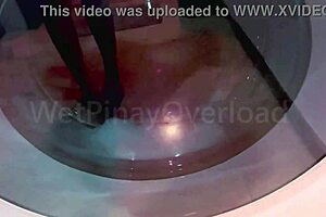 pov me washing wet uniform after steamy porn shoot lol