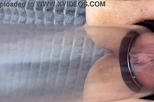 pump that swollen pussy with vacuum then finger fuck it hard!