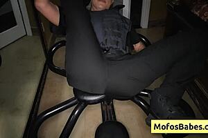 hey sexy police blonde, crave my dick doggystyle hard?