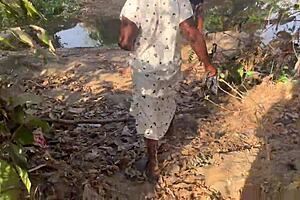 Ranch Quickie Turns Shy Village Girl Into Eager Bent-Over Fuck Toy