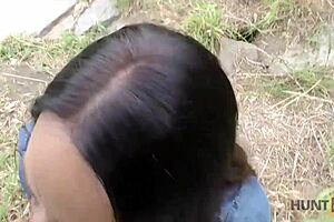 hunt4k buys stranger's wife at mall for hidden cam fuck