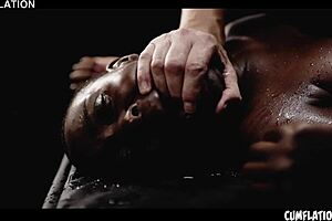 watch sexy ebony zaawaadi get filled with extreme cum loads 💦🔥