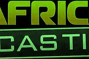 big tits ebony babe gives deep blowjob in casting