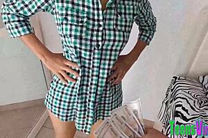 petite latina teen's tight ass pounded by best friend's huge cock