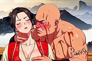 Charming Woman Delivers Intense Oral to Older Man with Swallow