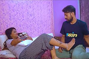 suggestive glimpses of voluptuous pregnant indian beauty in bed