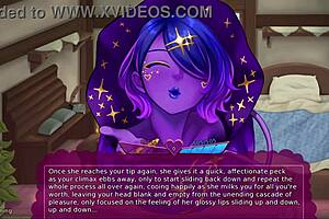 Stella's Monster Girl Dreams! Femdom Lactating Milk Licking!