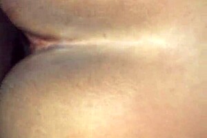 huge natural tits on skinny cock taker