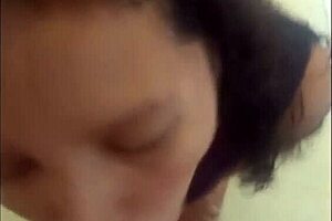 deisyyeraldine sucks cock hard, takes facial cum and swallows all 💦😈👅