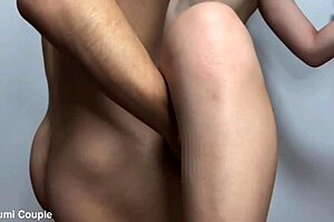 perverted couple records naughty sounds, intense thrusting with wet noises as they cum