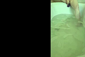 Solo Bath Horny Orgasm!