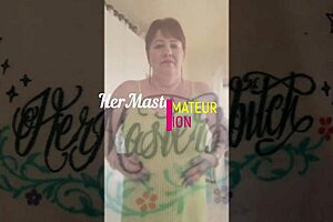 Kiwi milf slut squirts for master before creampie fuck seen from above and close-up xv red trailer