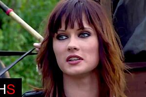 blonde teen slut takes intense outdoor dp big cock threesome