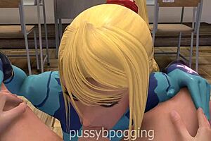 TRUE FACIALS Samus Takes MASSIVE CUMSHOTS Straight To Her Face!