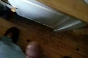 stroking my sweet monster cock till cum explodes