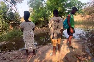 Ranch Quickie Turns Shy Village Girl Into Eager Bent-Over Fuck Toy