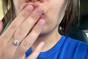 Awesome Spitting Mouth Latina Teases