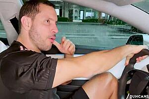 Driver, you picked up this big ass redhead slut for public pounding?