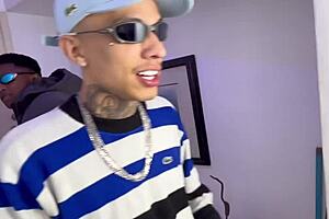 Three young friends share a big black cock in fiery anal creampie action