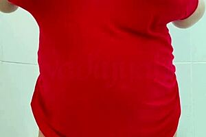 I Feel Beautifully Curvy Embracing My Growing Pregnant Belly Glow