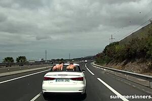 i flash tits at market then vibe to shaking orgasm